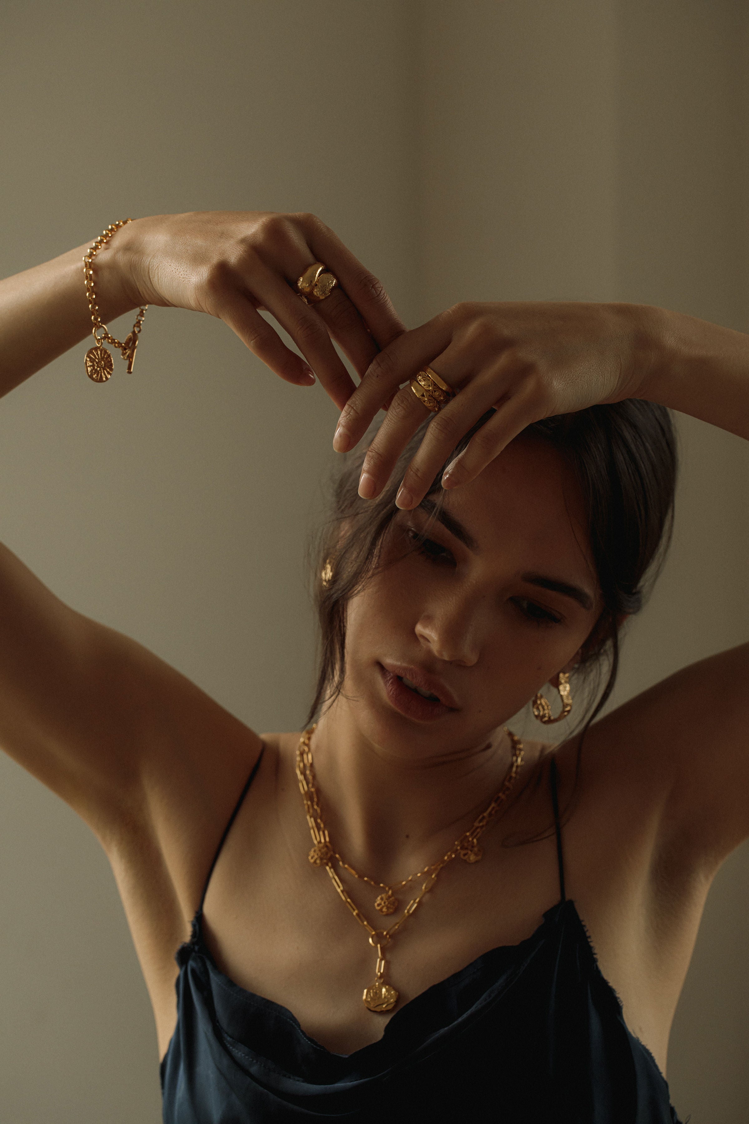 Origin Of Time Lariat Necklace