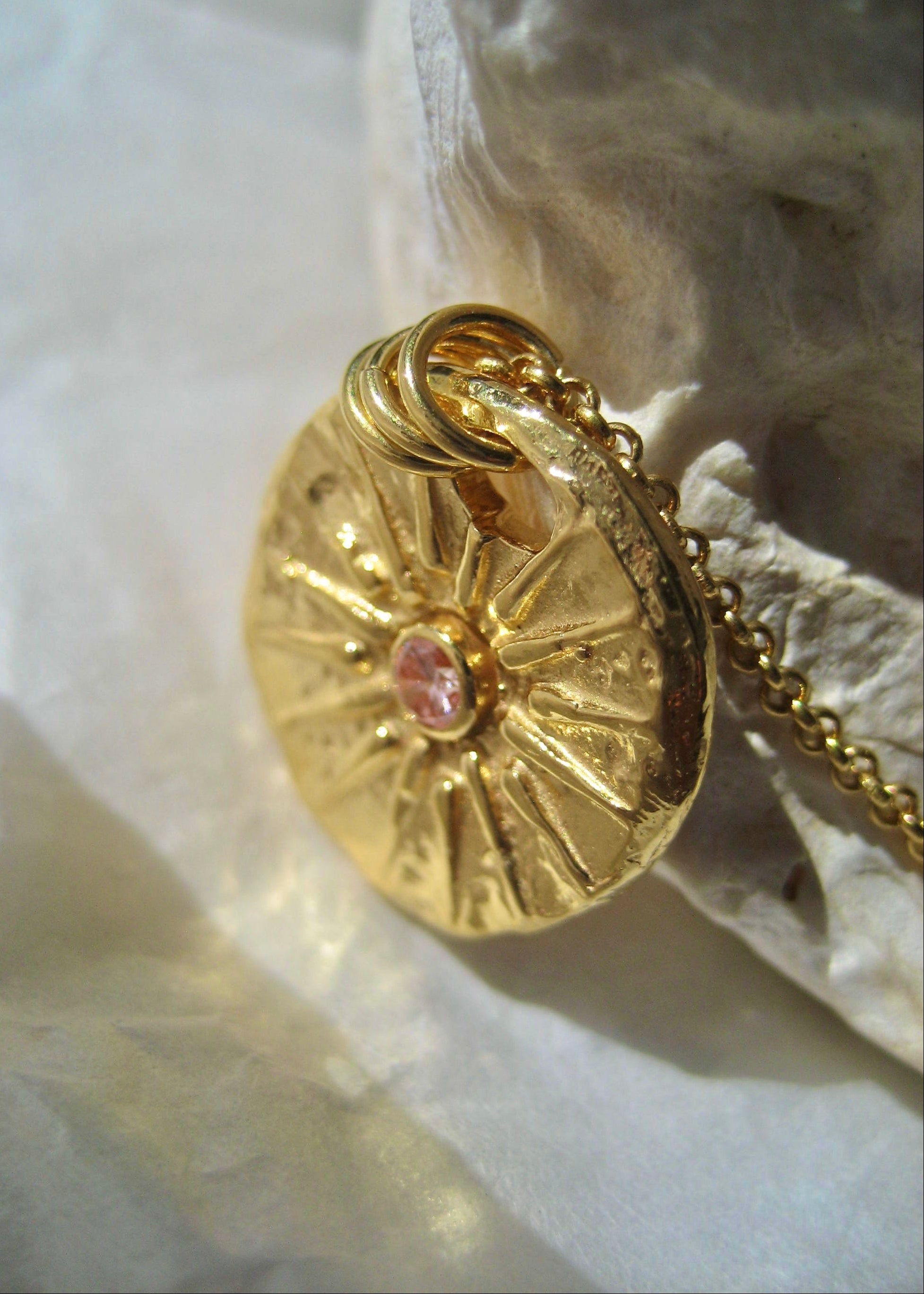 Diamond Unconquerable Sun Necklace
