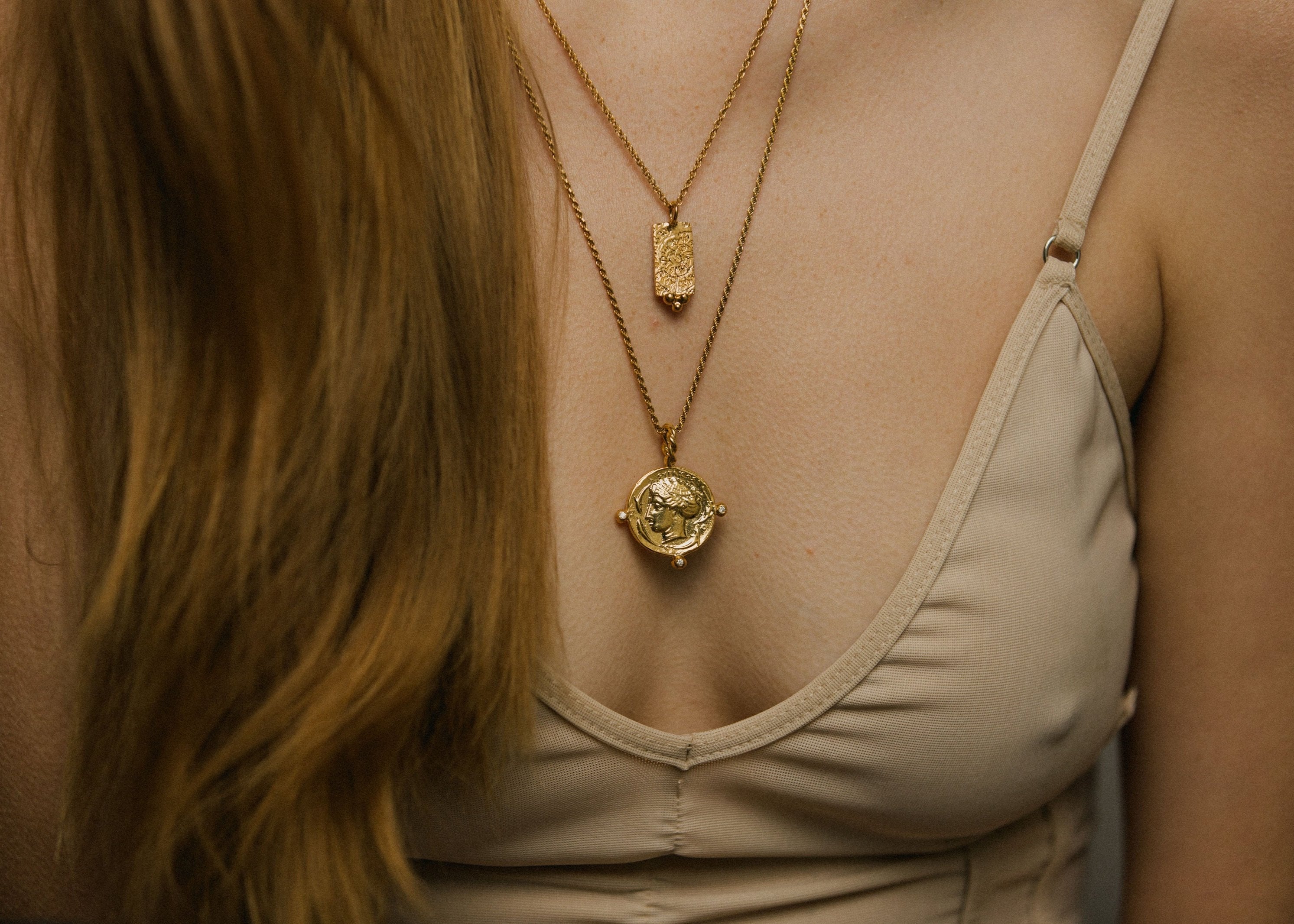 Phaistos Plane Necklace