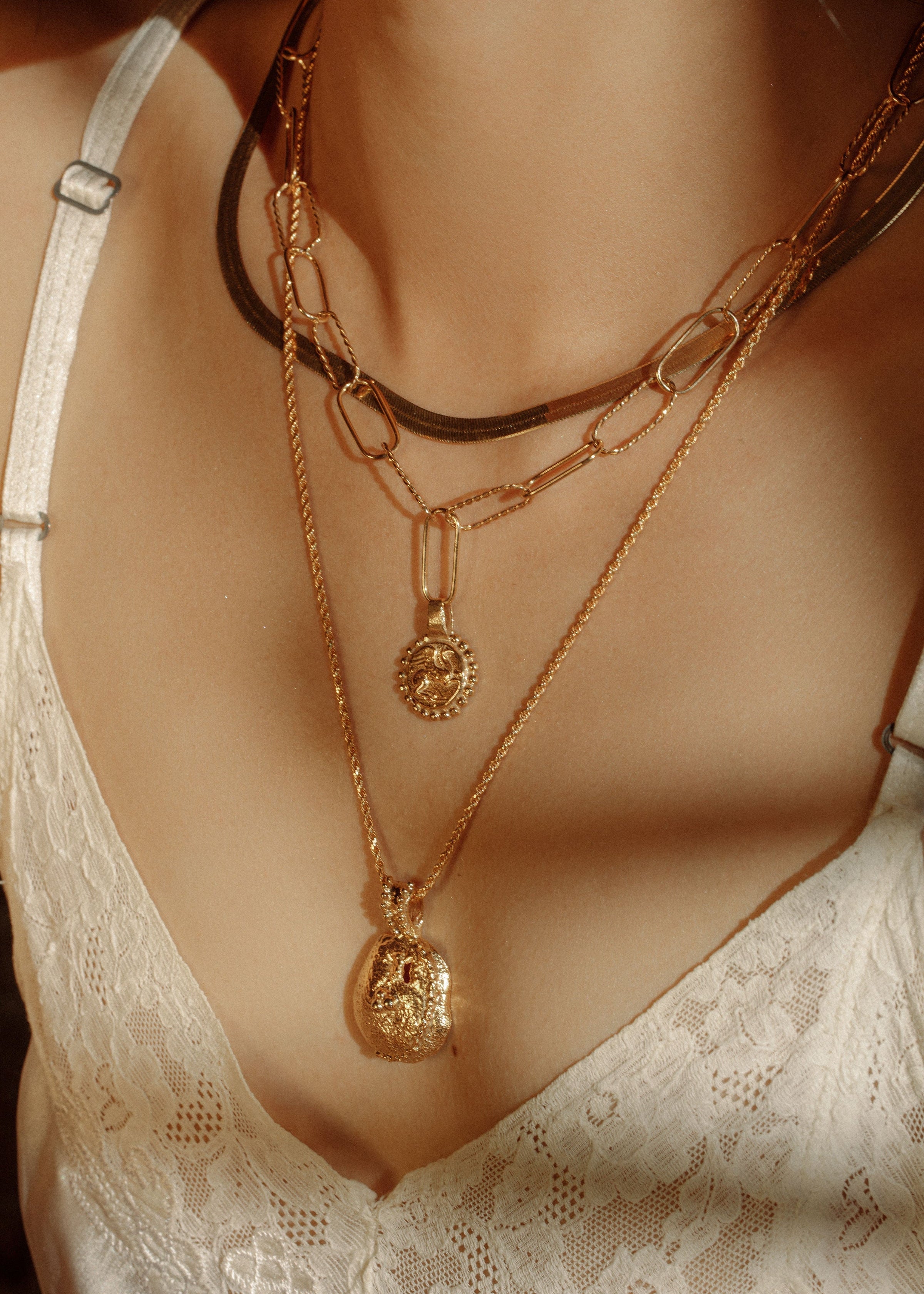 Gilded Chancel Necklace