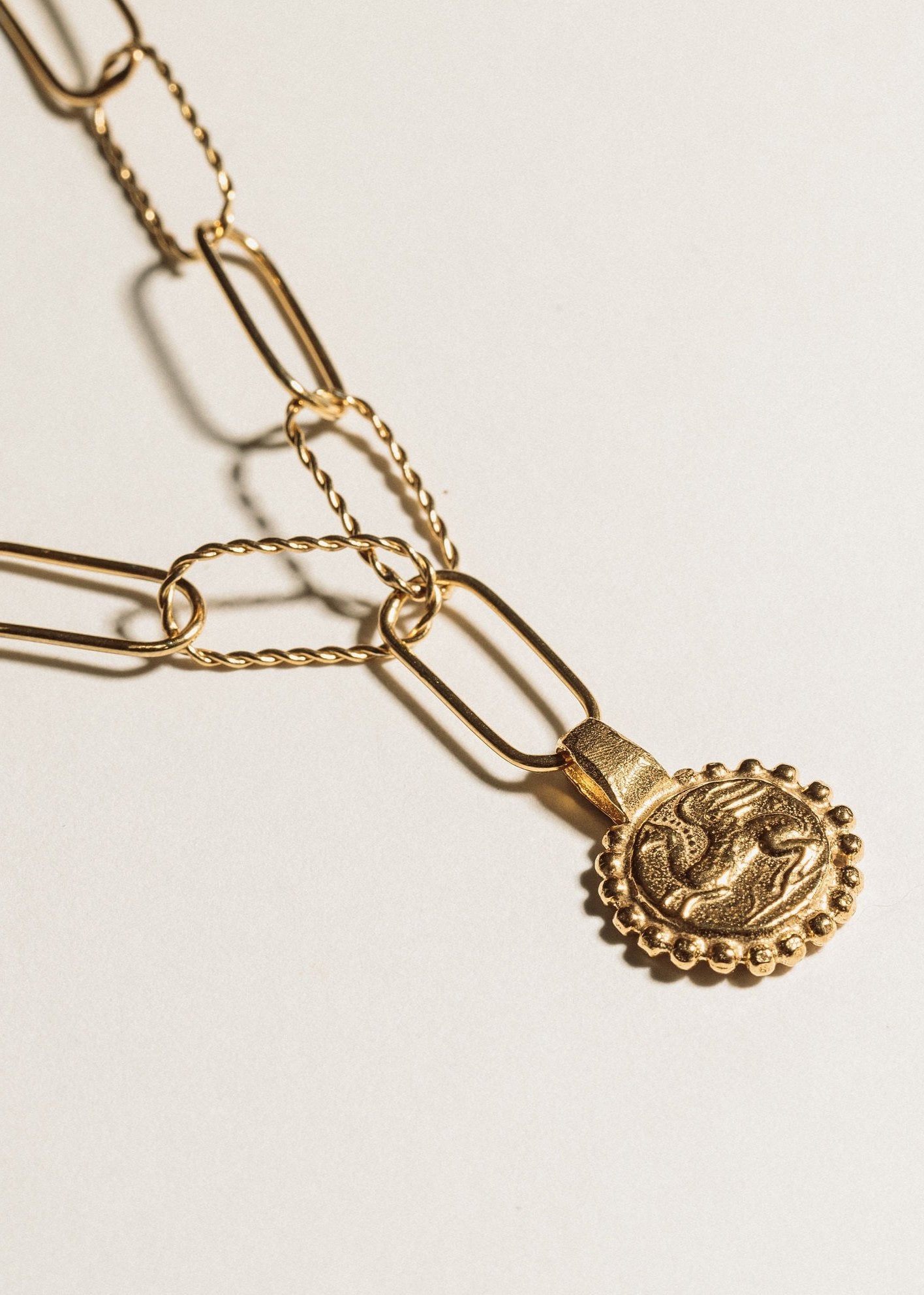 Heavenly Flight Amulet Lariat Necklace