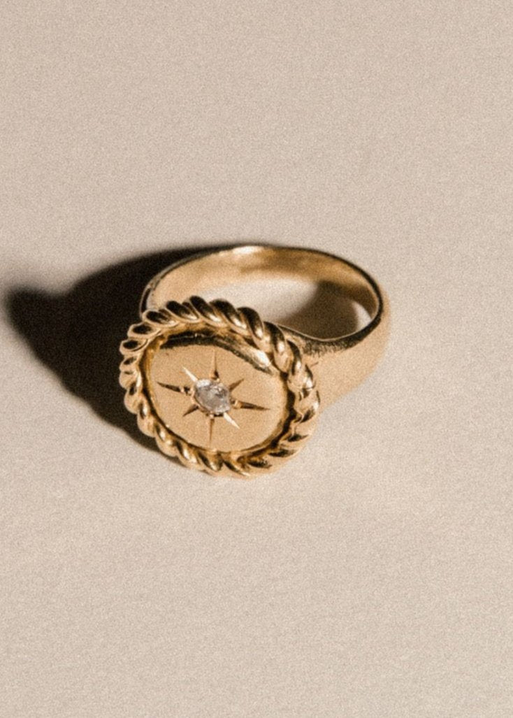Diamond Mother Goddess Ring