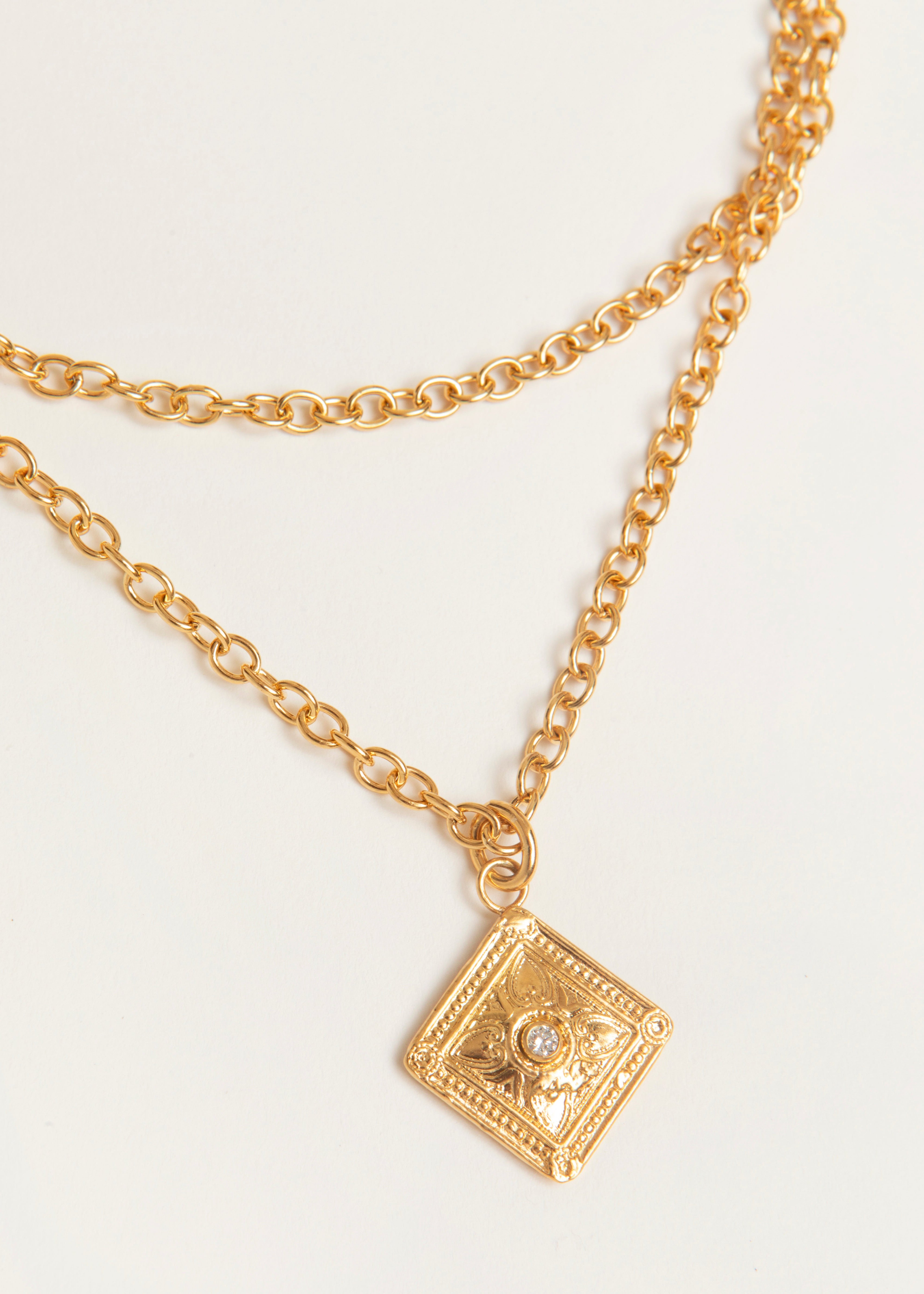 Diamond Allegory Of Estoi Wrap Necklace