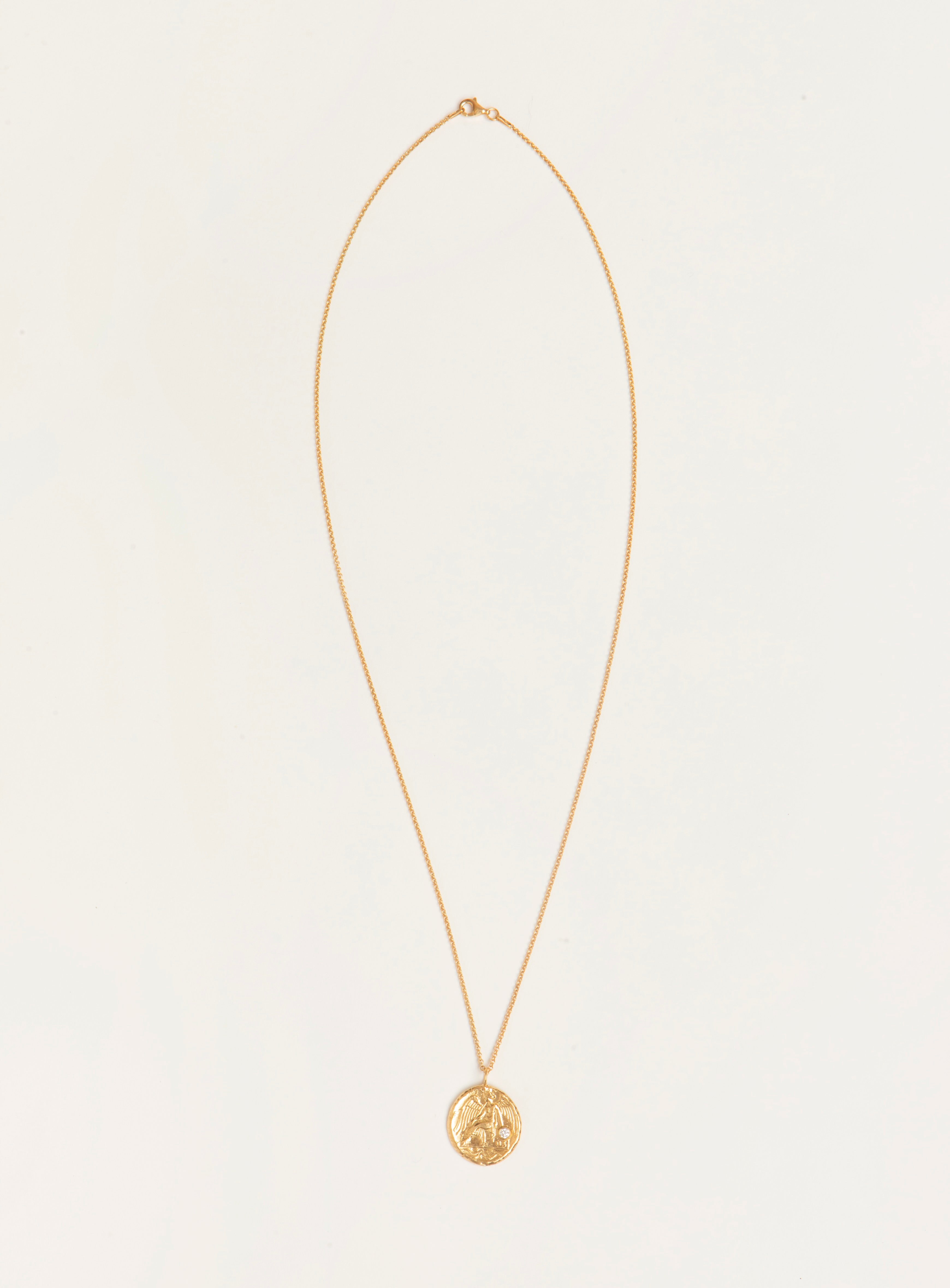 Diamond Winged Victory Necklace