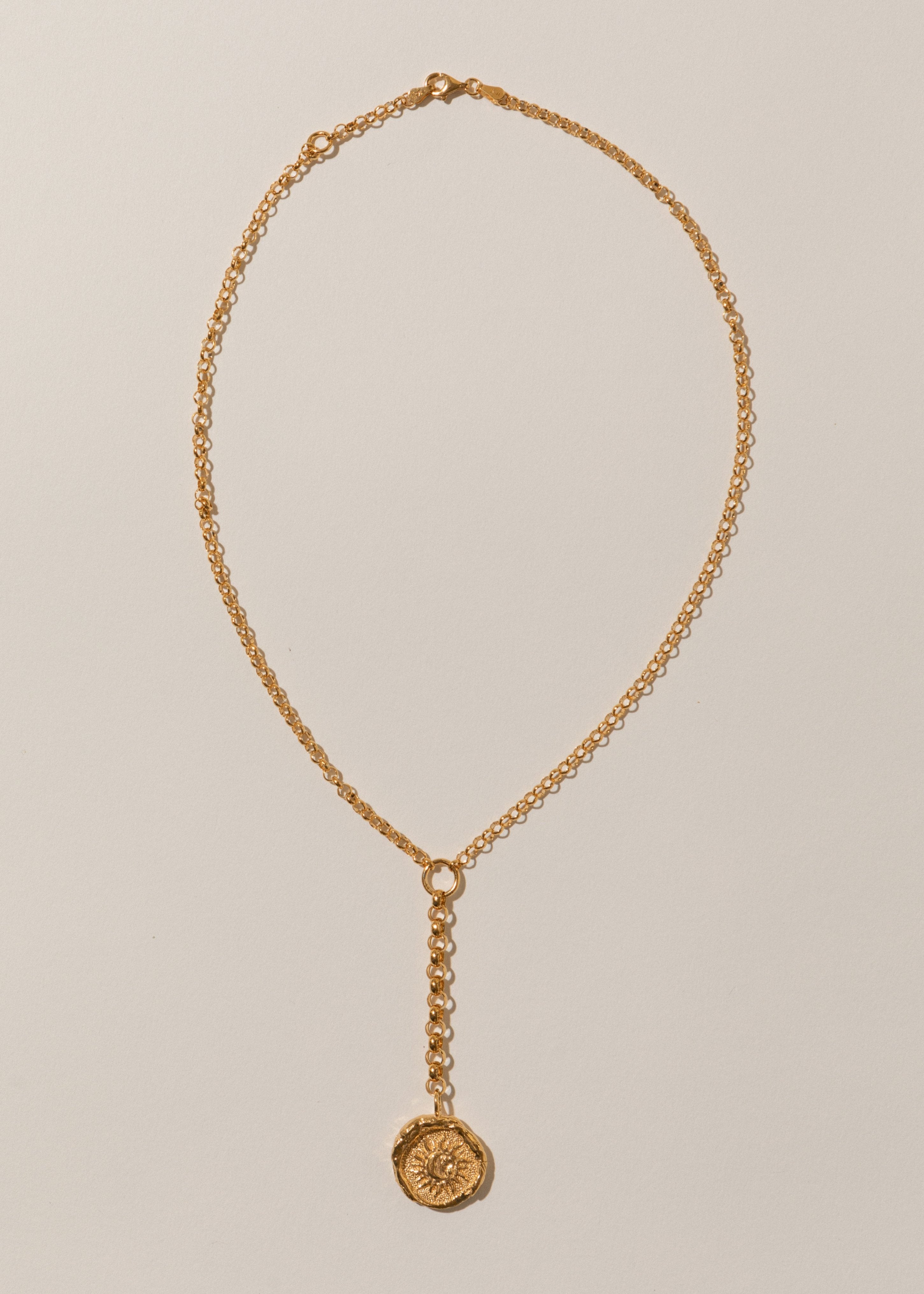 Bay of Silence Lariat Necklace
