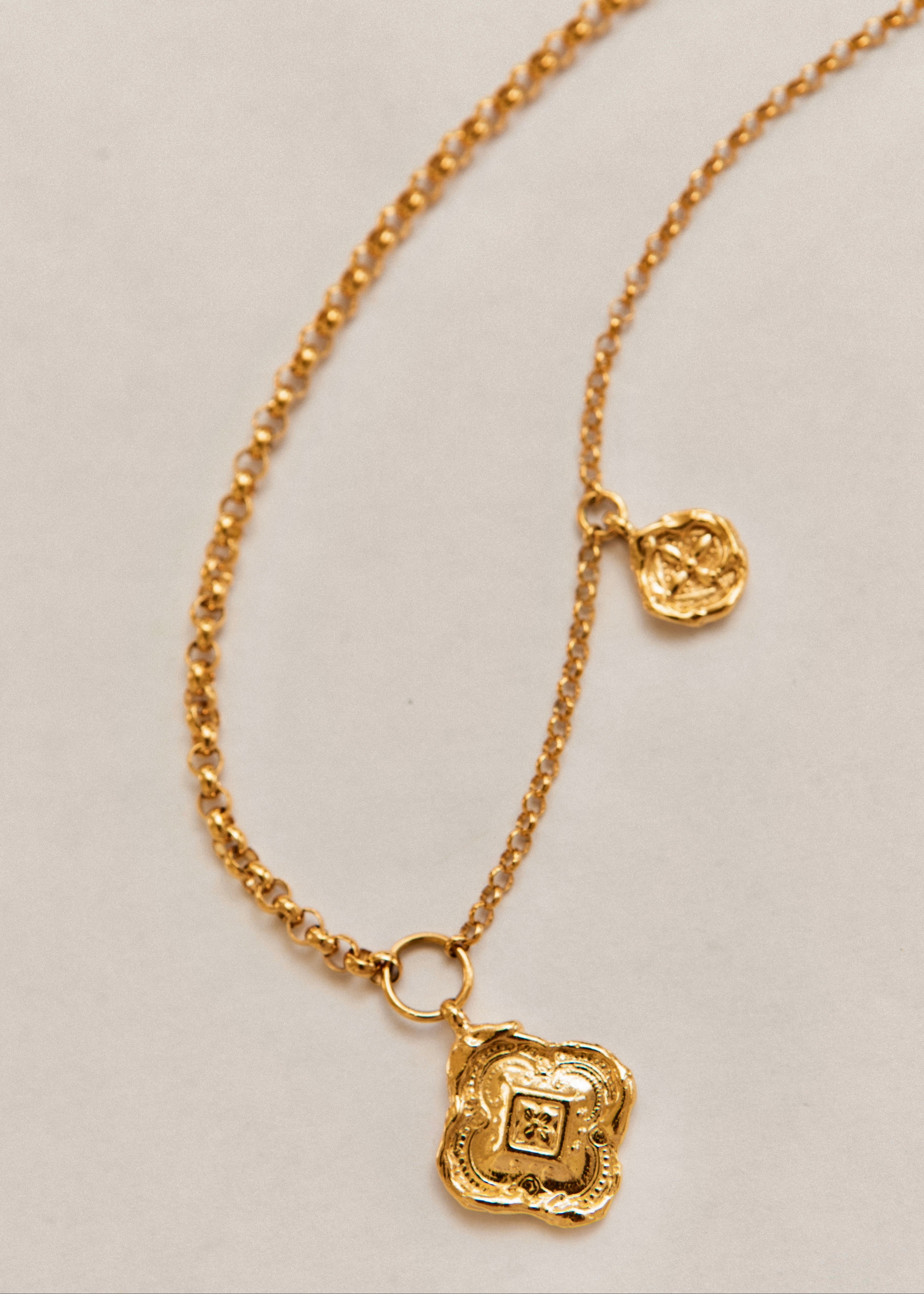 Colliding Compass Necklace