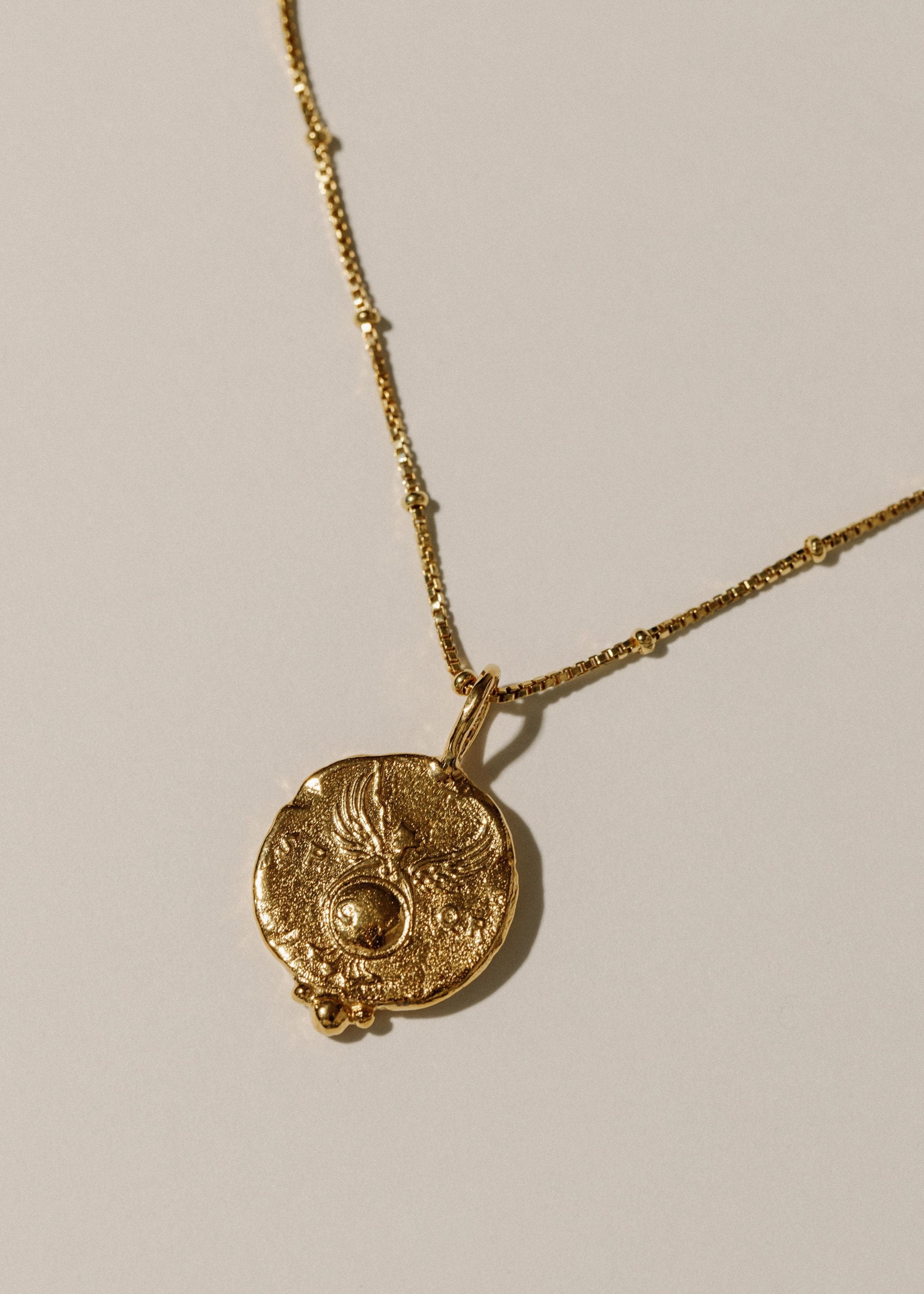 Golden Shield Necklace