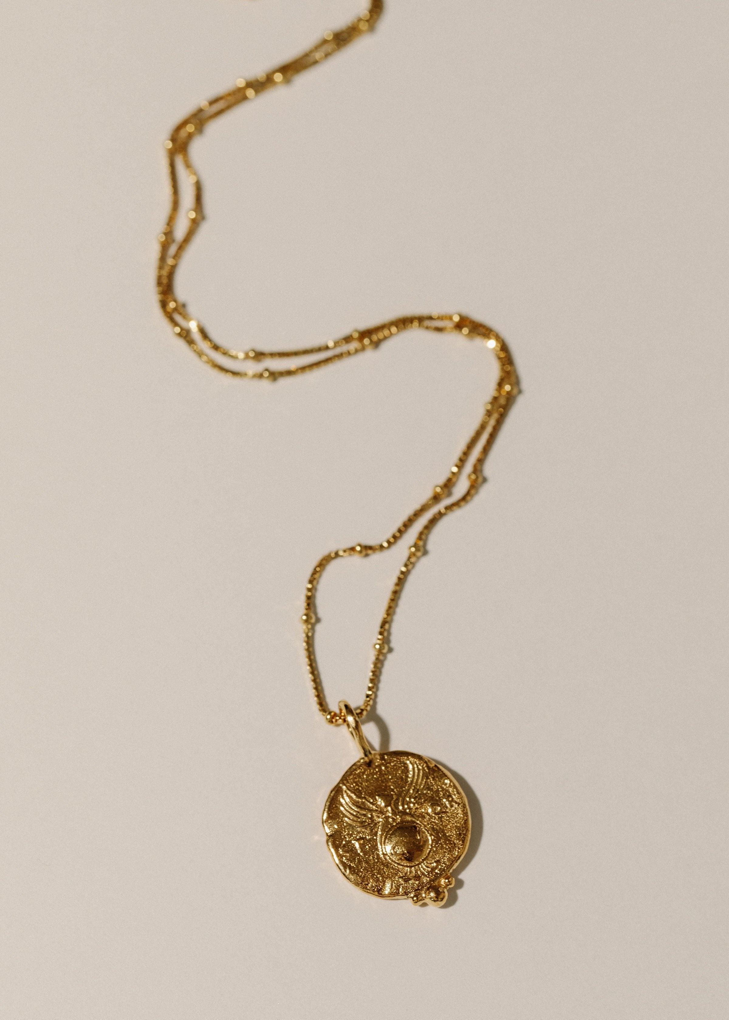 Golden Shield Necklace