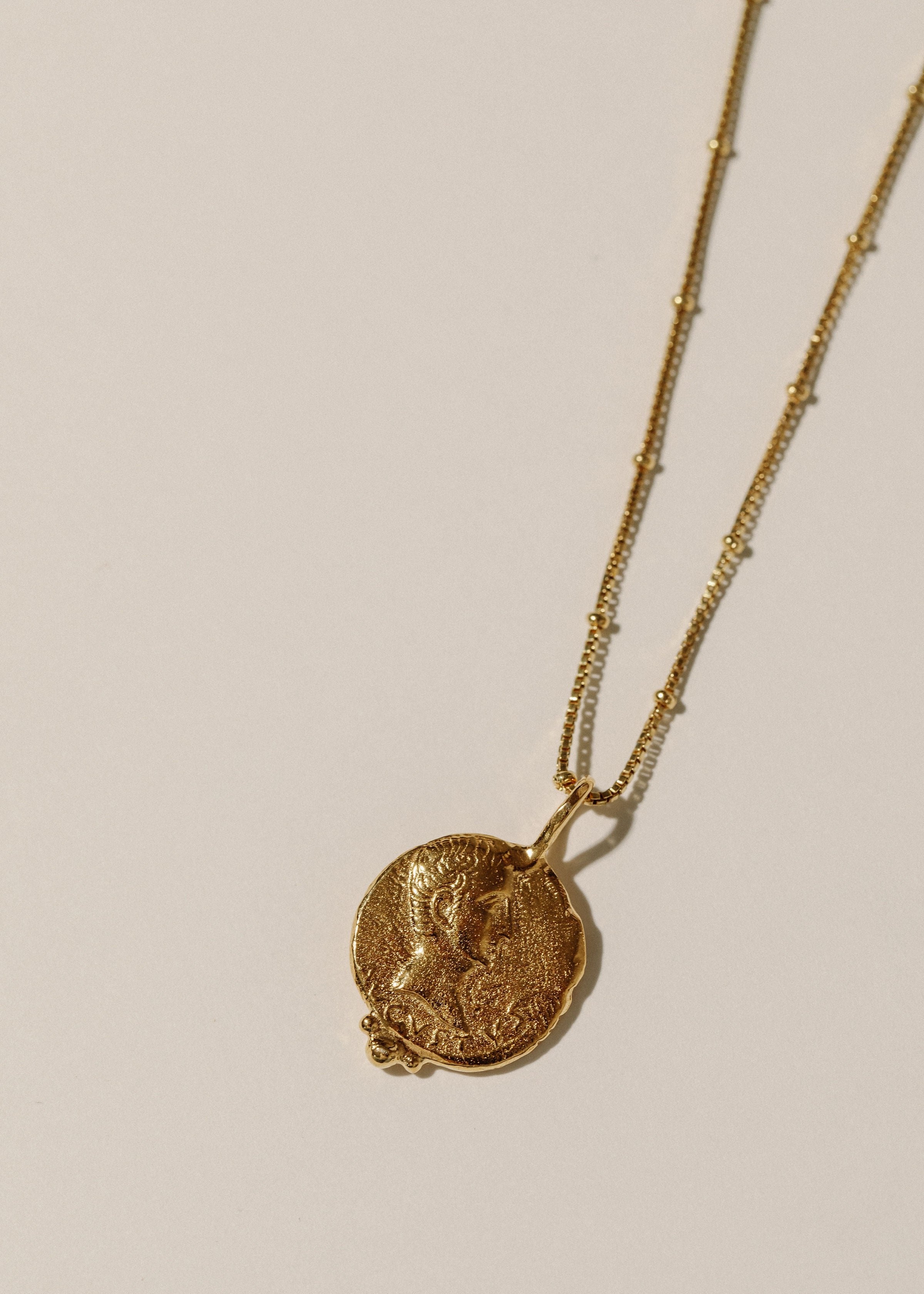 Golden Shield Necklace