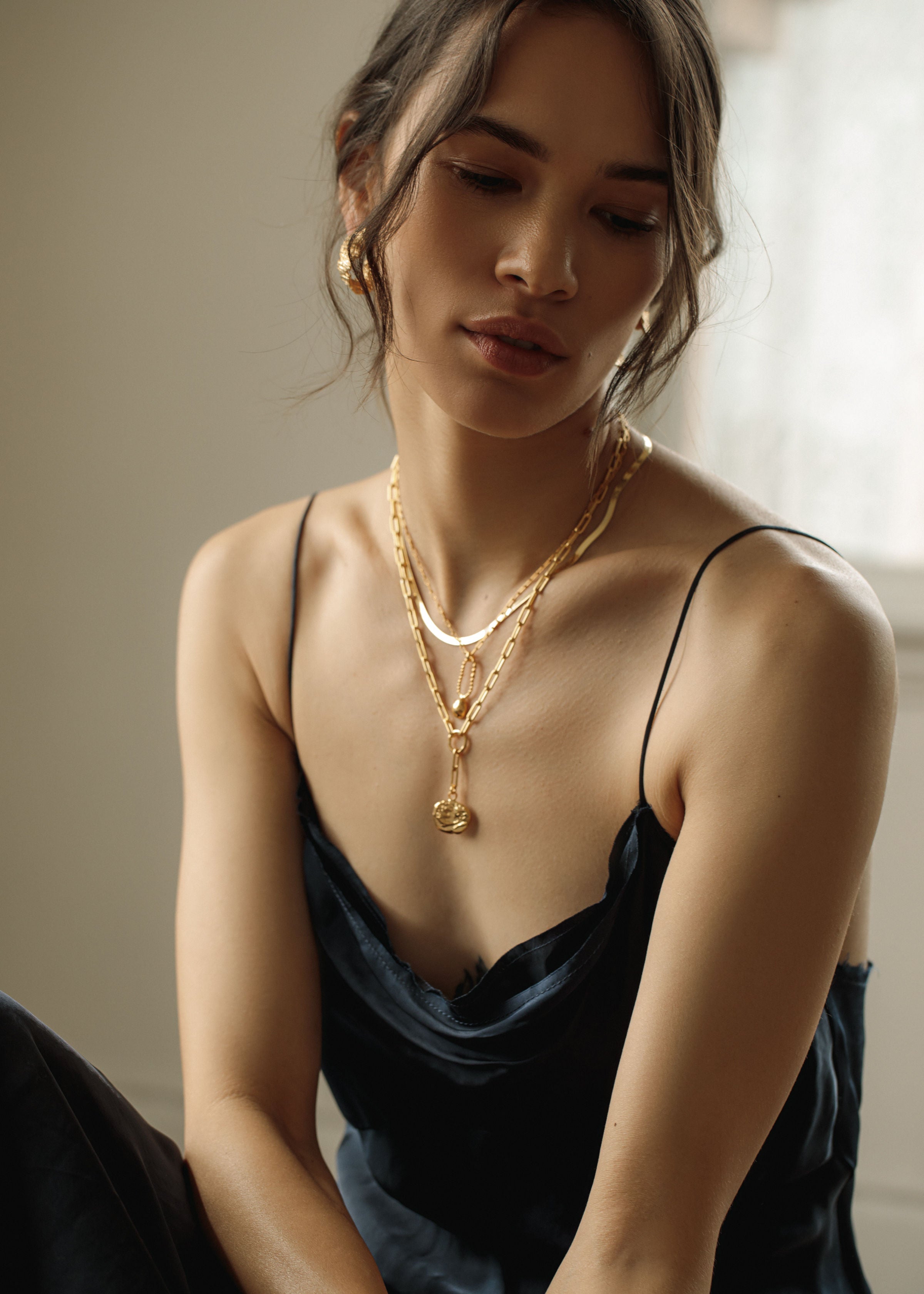 Origin Of Time Lariat Necklace