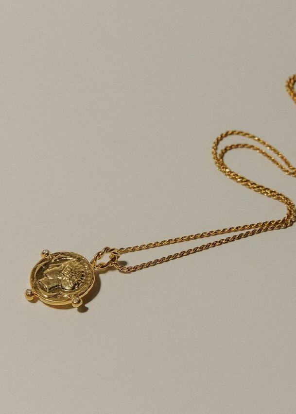 Diamond Syracuse Amulet Necklace