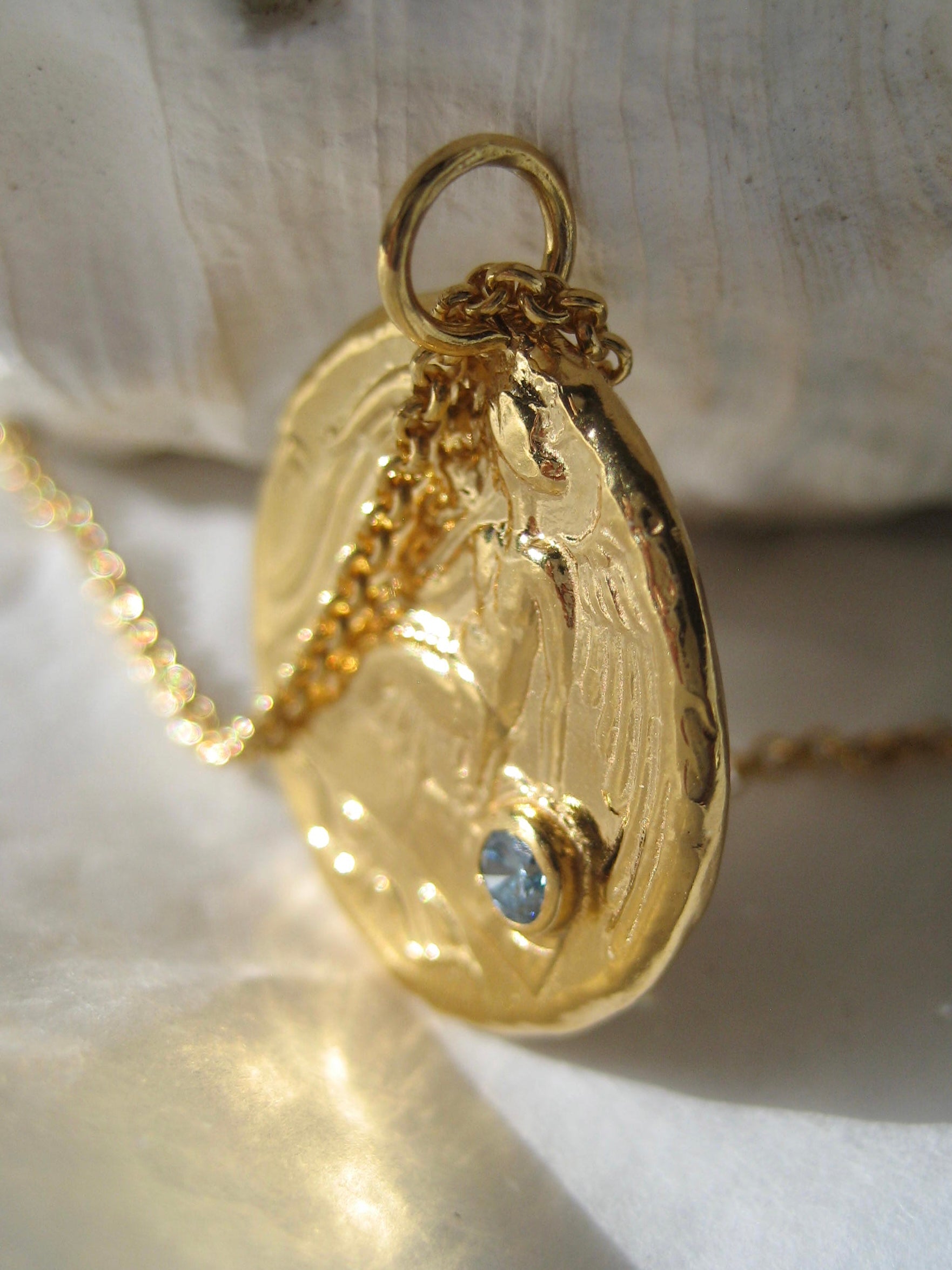 Diamond Winged Victory Necklace