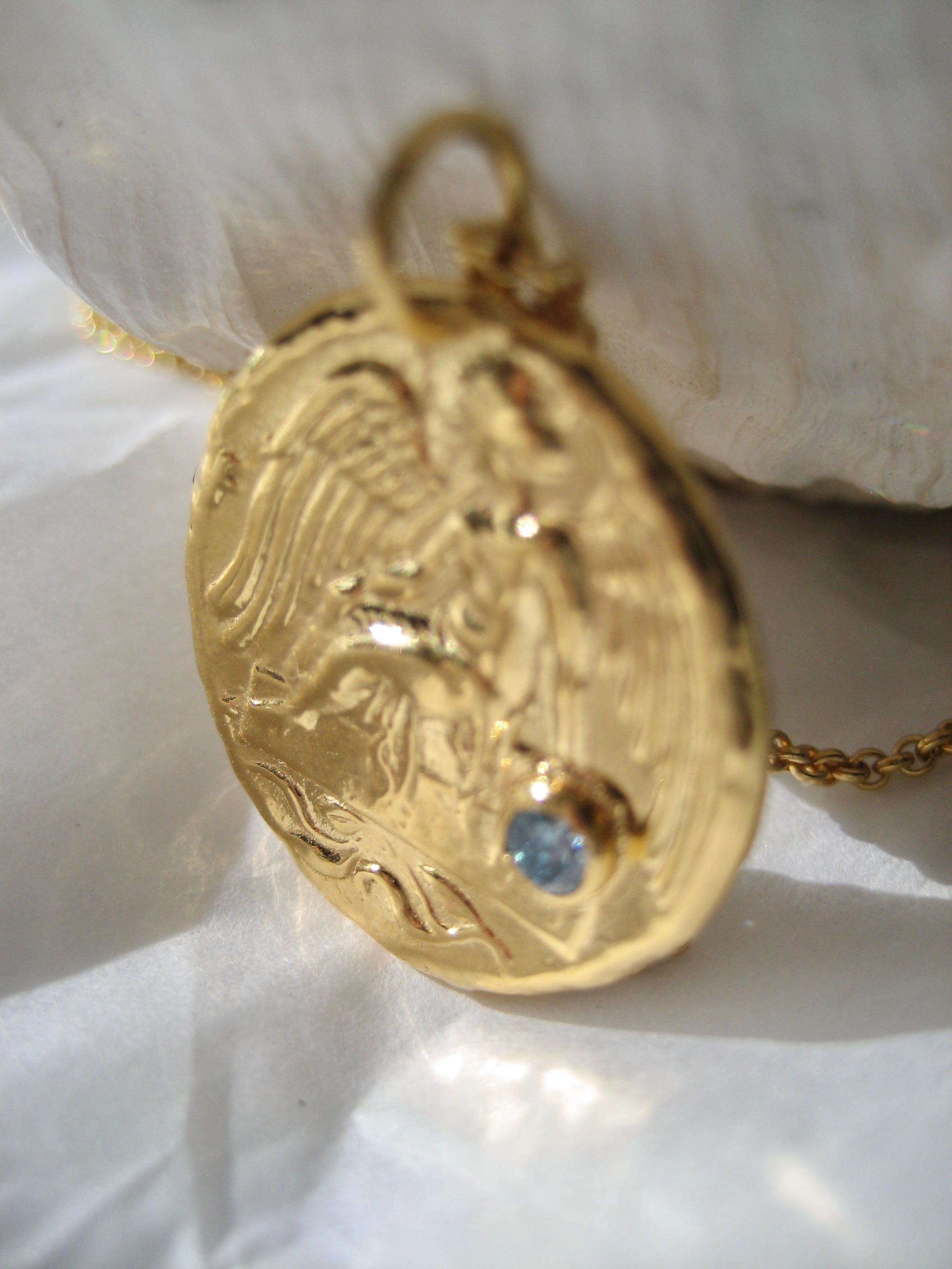 Diamond Winged Victory Necklace