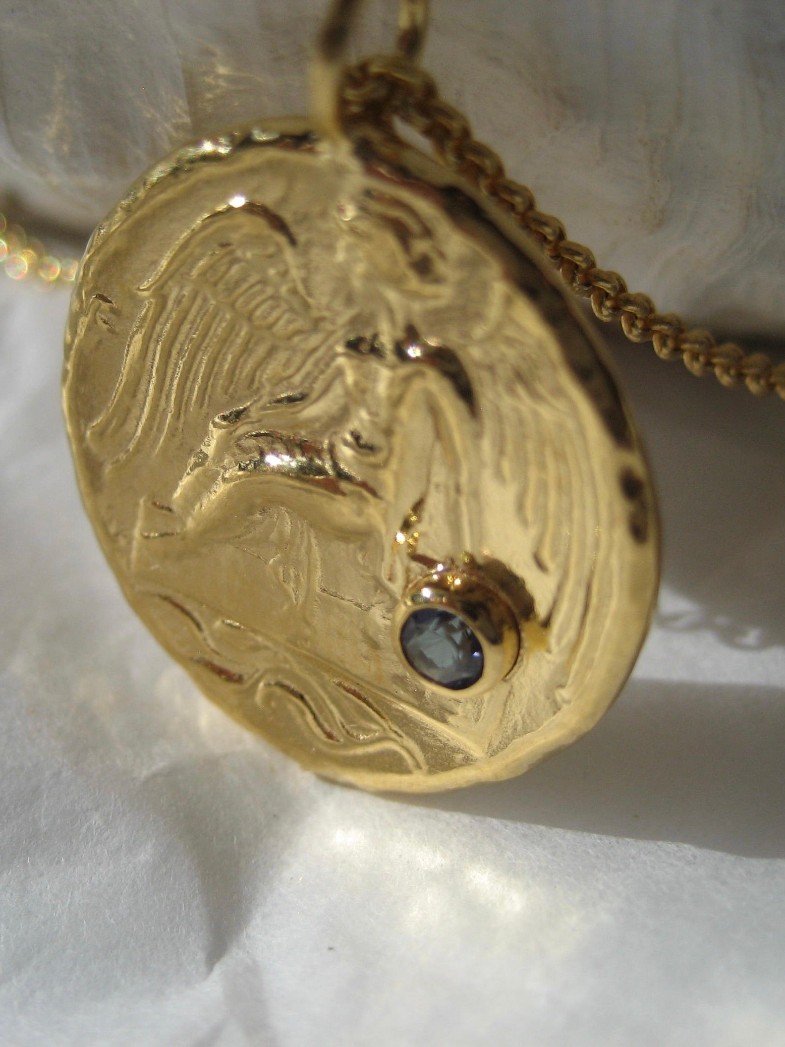 Diamond Winged Victory Necklace