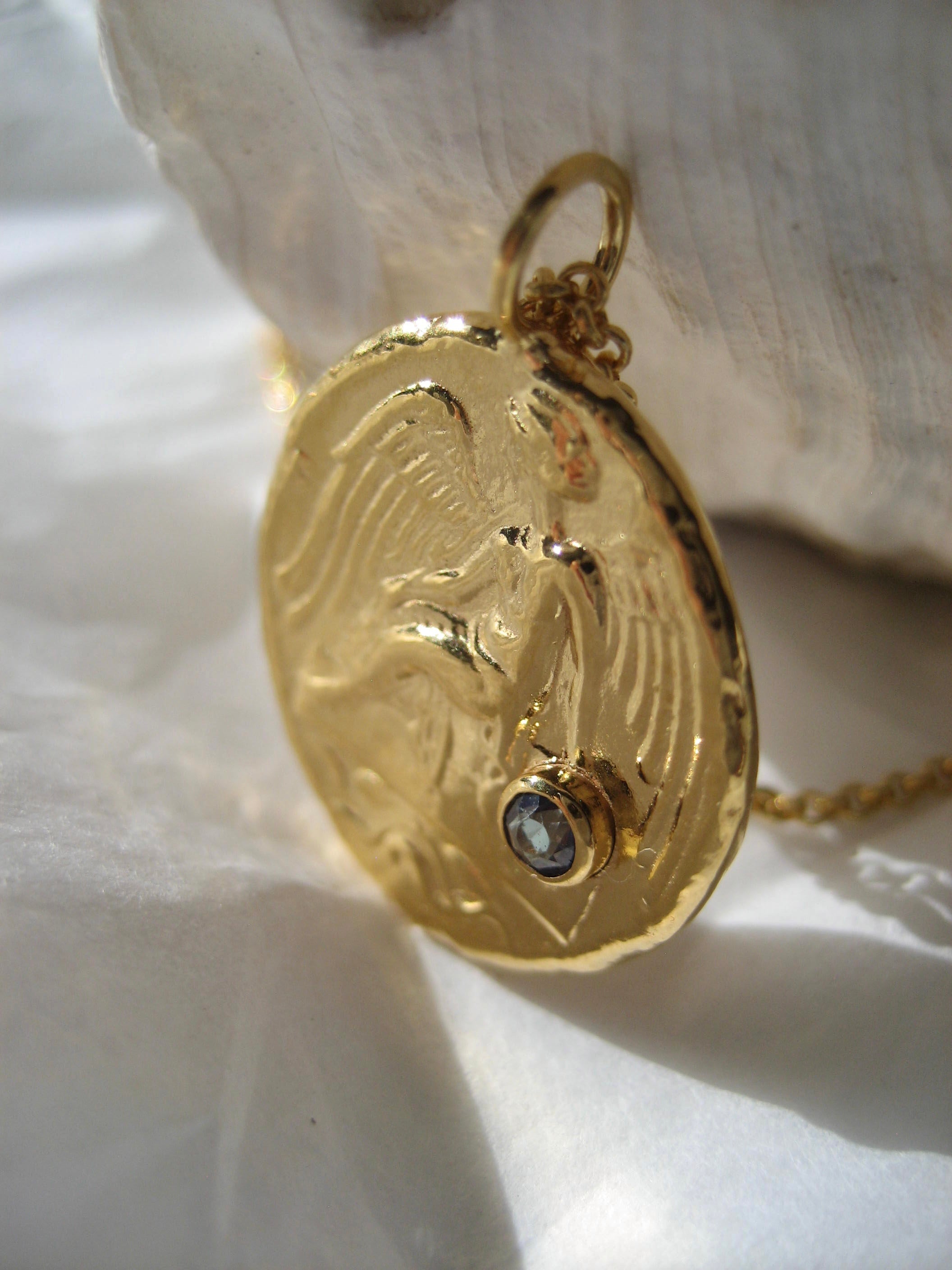 Diamond Winged Victory Necklace