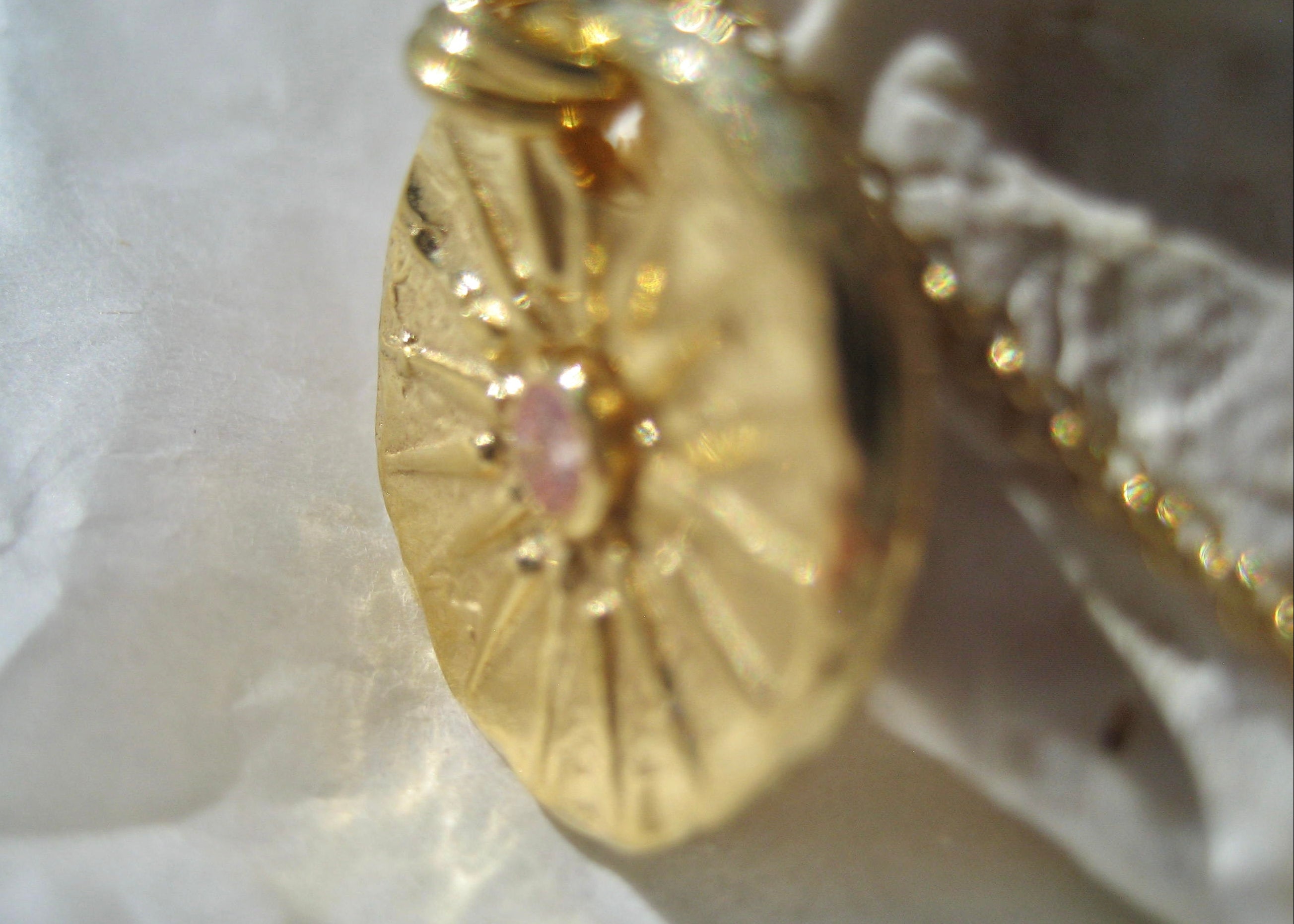 Diamond Unconquerable Sun Necklace