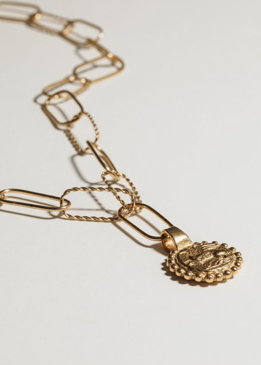 Heavenly Flight Amulet Lariat Necklace