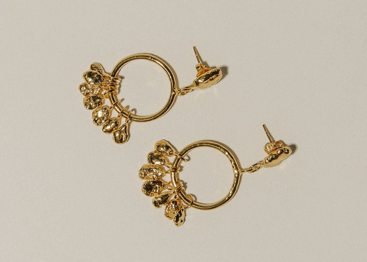 Two Crowned Angels Earrings