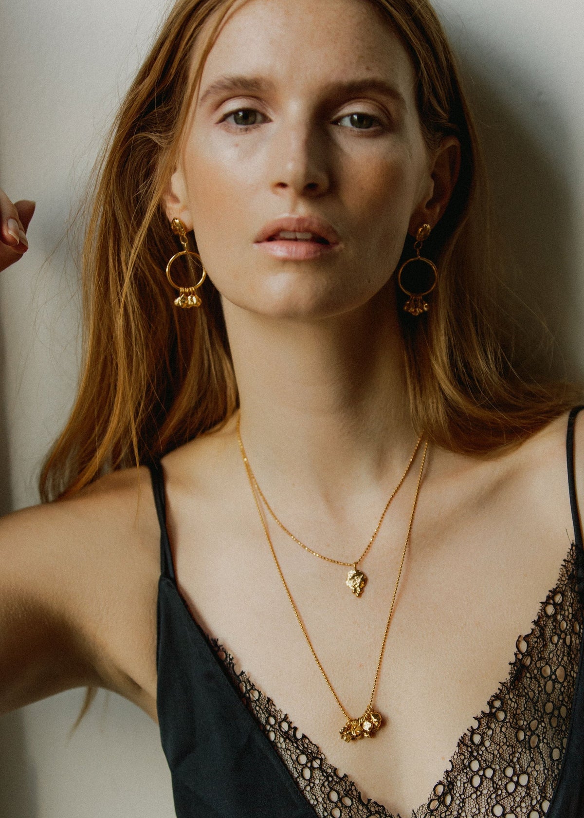 Two Crowned Angels Earrings