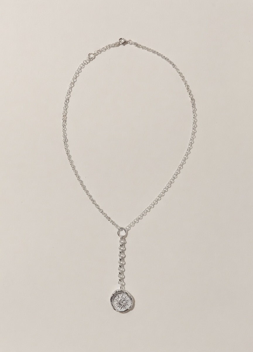 Bay of Silence Lariat Necklace