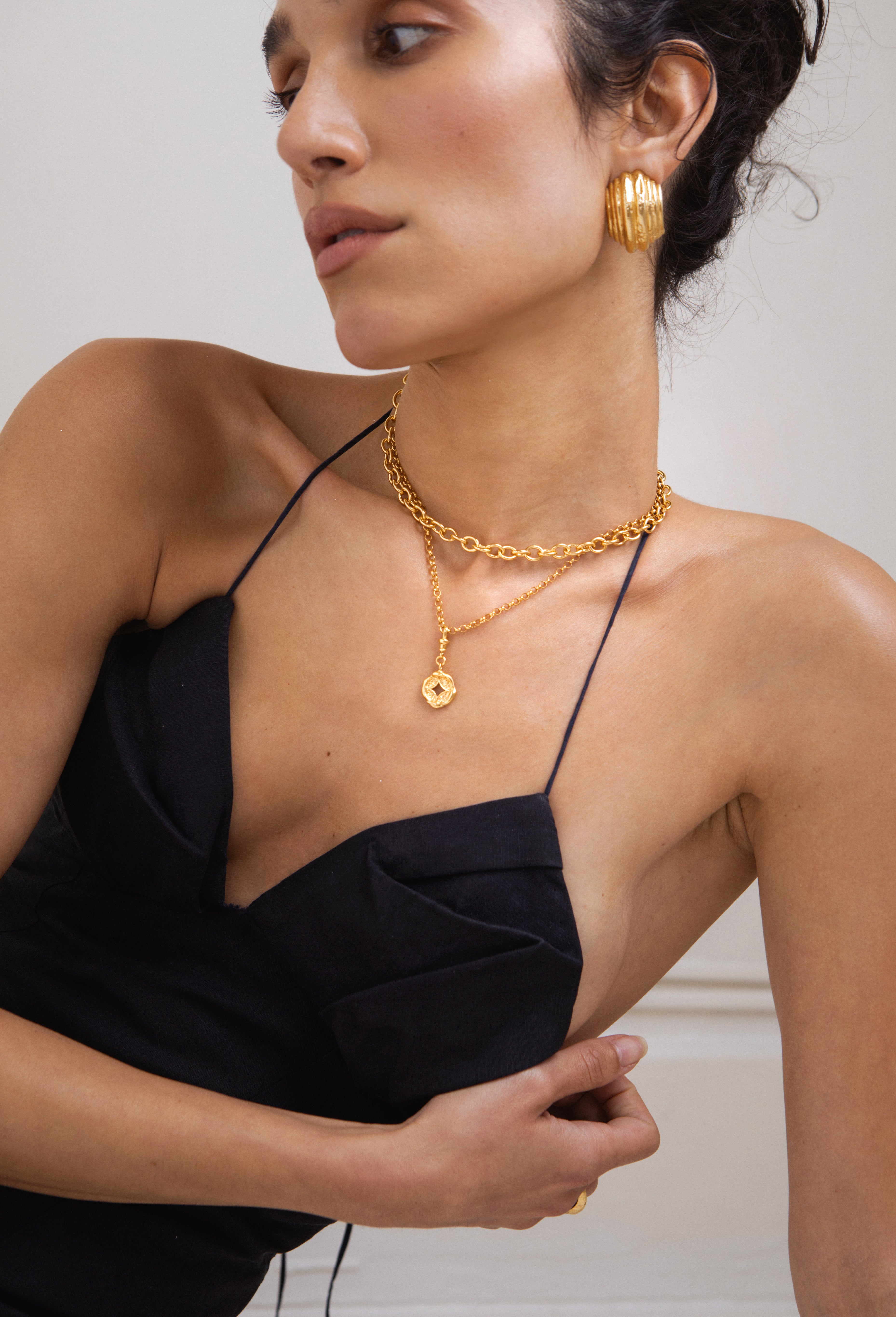 Gilded Resilience Necklace