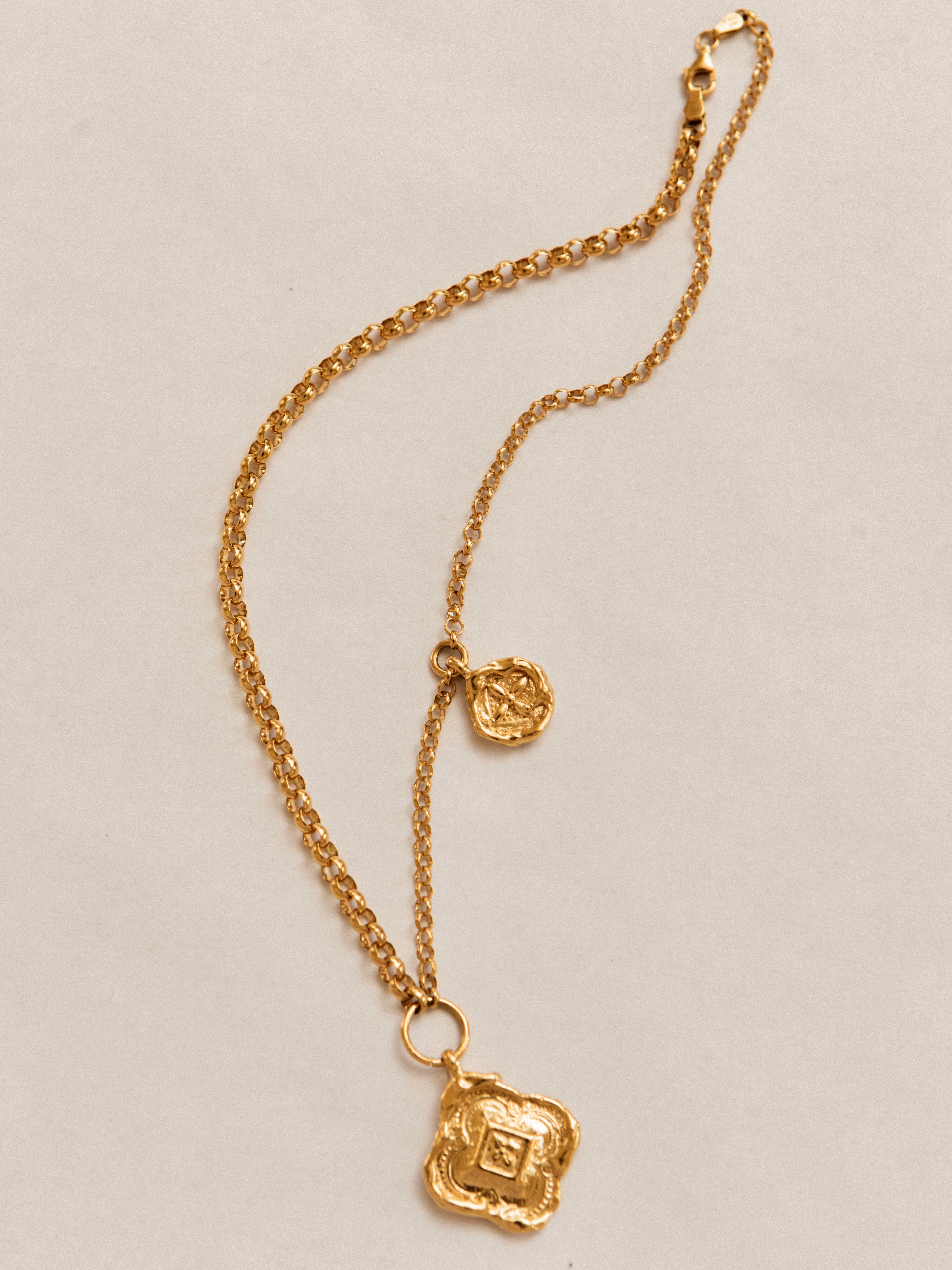 Colliding Compass Necklace